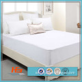 Wholesale 50% Cotton 50% Polyester White Elastic Fitted Sheets For Double Size Hotel Bed